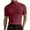 Red, variant on WTXUE T-Shirts Short Sleeve, Mock Neck Shirts for Men Male Spring Summer Solid T Shirt Blouse Turtleneck T Shirt Cotton Solid Casual Tops for Men Red L