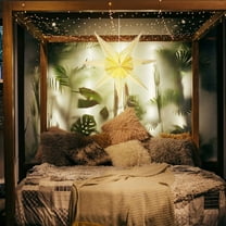 Worgeous  3 Pcs Lamp Shade for Table Lamps Large Star Shape Lampshade