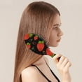 thumbnail image 3 of Pink Strawberry Paddle Brush - Perfect for Women & Girls with Medium to Long Hair, 3 of 4