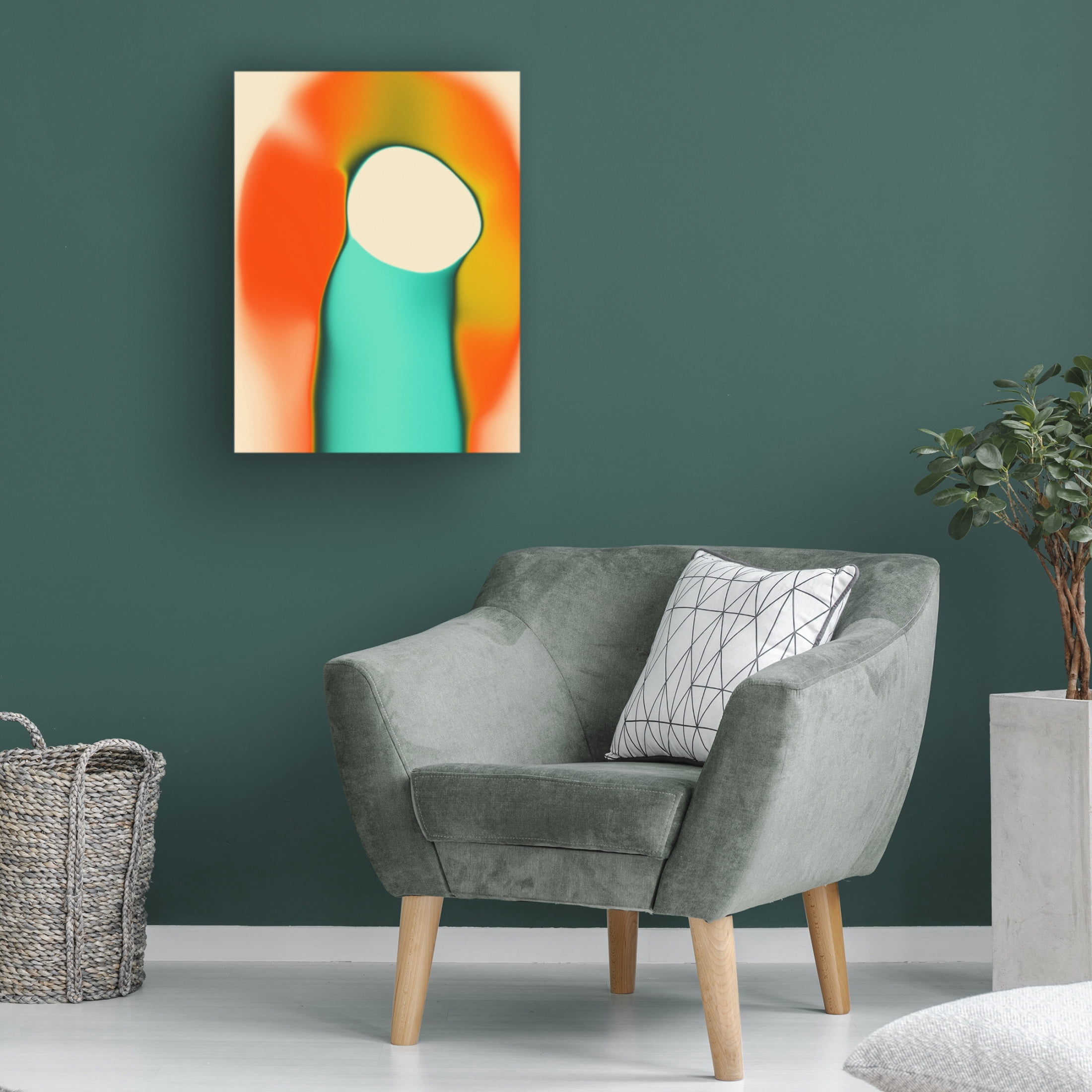 Trademark Fine Art Jazzberry Blue Aura Canvas Wall Art