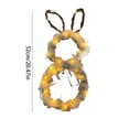 thumbnail image 3 of Easter Bunny Wreath with Lights for Front Door Spring Home Decor Indoor Outdoor, 3 of 6