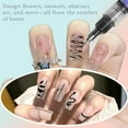 thumbnail image 6 of 12 Colors 3D Nail Polish Pens for Painting, Nail Art Pens Set, 2025 Upgrade Nail Art Markers for Gel Nails, DIY Quick Dry Graffiti Dotting Point Liner Pens, Nails Art Drawing Tool, 6 of 7