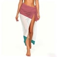 thumbnail image 3 of lcziwo Woman Tropical Sarong Wraps Coverups Summer Chiffon Long Bikini Skirts Vacation Beach Outfits Multicolor, 3 of 6