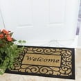 thumbnail image 6 of Ottomanson Non-Slip Rubberback Floral Border 2x3 Entryway Doormat, 20" x 30", Beige, 6 of 9