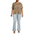 thumbnail image 2 of Terra & Sky Women's Plus Size Bootcut Jeans, 2 of 6
