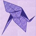 thumbnail image 1 of Ahgly Company Machine Washable Indoor Square Transitional Purple Area Rugs, 4' Square, 1 of 7