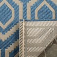 thumbnail image 4 of Safavieh Courtyard Blue Indoor Outdoor Rug - 4' x 5'7", 4 of 5