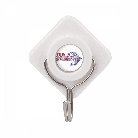 

Good Man Indicates Symbolic Direction. Adhesive Wall Hooks Hanging Self Sticky