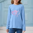thumbnail image 4 of Girls Shirts Long Sleeve Spring Summer Fashion Printed Crewneck Tees Teen Clothes for Girls Size 2-14, 4 of 6
