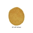 thumbnail image 2 of Better Trends 18"x20" Premium Toilet Lid Cover 100% Cotton Tufted Bathroom Rug Water Absorbent Reversible Machine Washable Yellow - Lux Collection, 2 of 4
