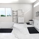 thumbnail image 4 of Juego de 4 alfombrillas de baño de espuma, suave forro de terciopelo y base de goma, 4 piezas de 16 x 24, 16 x 20, 15 x 17, alfombras absorbentes antideslizantes, lavables a máquina y de, 4 of 9