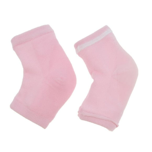 Calcetines Hidratantes Del Talón Del Silicón Del Del Pie Abierto Para Agrietada Dura Seca Rosa2 Yinane Calcetines de gel para el dolor del pie.