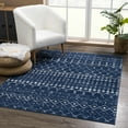 thumbnail image 5 of BoutiqueRugs Tigris Navy Moroccan Trellis Area Rug - Blue, Gray, Ivory - 9' x 12', 5 of 10