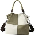 thumbnail image 1 of LHSHID Large Hobo Bag Tote Bag Women Canvas Chic Shoulder Bag Crossbody Bag Handbag, 1 of 7