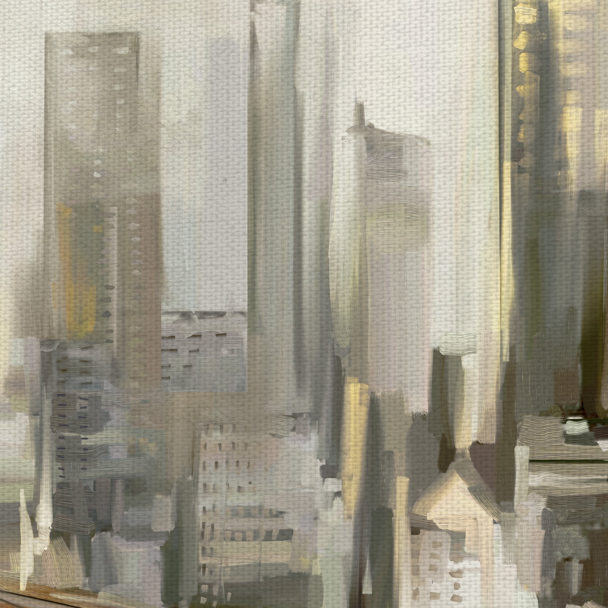 Masterpiece Art Gallery Lights New York City By Studio Arts Canvas Art Print 24" x 36"