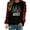 Red4, variant on Womens Tops Christmas Print Plaid Long Sleeves Round Neck Winter Printed Loose Casual Sweatshirts,Tops for Women Red S