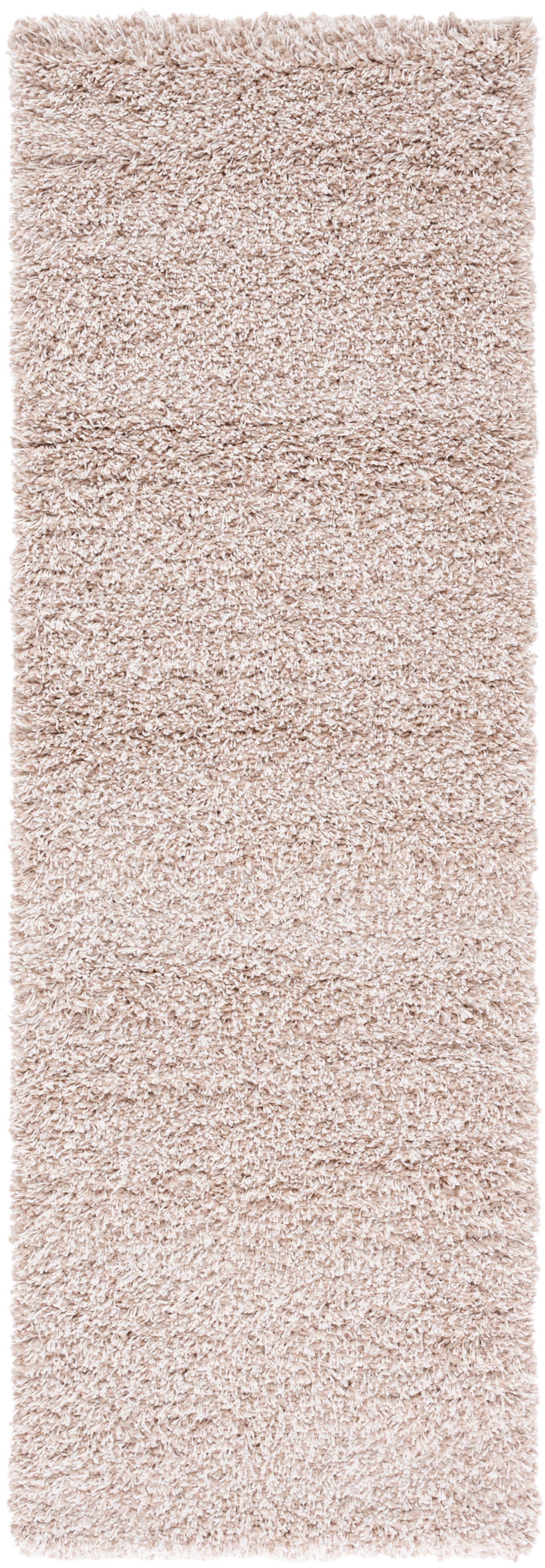 Safavieh Santa Monica Cali Solid Shag Runner Rug, Beige, 2'3" x 15'