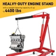 thumbnail image 4 of Ktaxon 2 Ton Engine Motor Hoist, Cherry Picker Crane for Car/SUV/Truck Engines, 4400LB Max Load, Red, 4 of 9