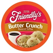 Friendly's Medium Roast Cream & Maple FLAVORED Coffee Pods,  Keurig 2.0 K-Cup Brewer Compatible, Butter Crunch, 40 Count