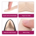 thumbnail image 2 of Bukihome Heel Grips for Womens Shoes- 4 Pairs Heel Cushion Pads for Women and Men, Anti Slip Comfort Liners, Heel Inserts for Loose Shoes, Blisters, Foot Pain, Slipping, Friction (Beige), 2 of 7