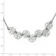 thumbnail image 4 of White Sterling Silver necklace Fancy Themed Satin 19 in 1.5 mm, 4 of 4
