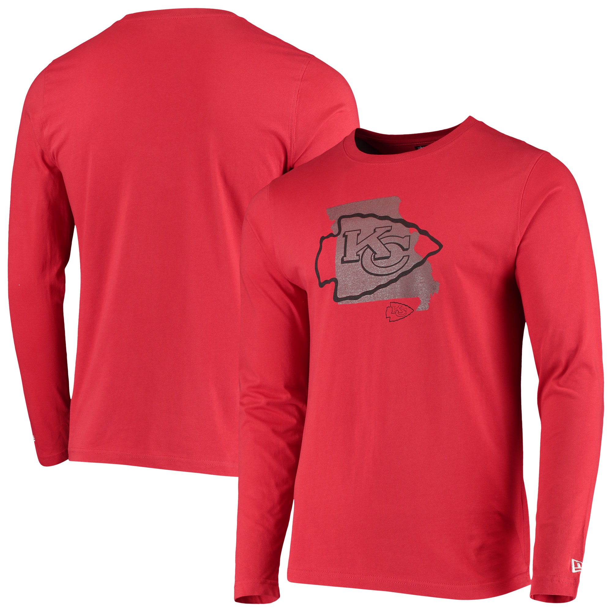 New Era State Long Sleeve T-Shirt - Red 