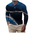 thumbnail image 1 of Camiseta de manga larga con cuello vuelto para hombre a la moda, blusa con estampado de otoño, camiseta informal Pompotops  oipoqjl50295, 1 of 5