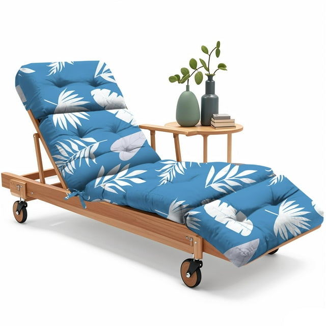Cojín para Sillón Reclinable Exterior Uthem 190x58x12 cm Azul