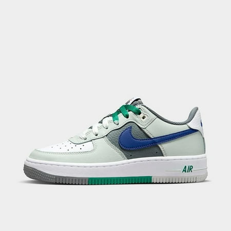 Big Kid's Nike Air Force 1 LV8 1 Light Silver/Deep Royal Blue (FB9035 001) - 7