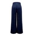 thumbnail image 4 of 2023 Autumn New Women's High Waist Casual Pants European And American Solid Color Corduroy Loose Straight Trousers, 4 of 4