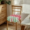 thumbnail image 2 of SEANATIVE Happy Christmas Chair Seat Covers Stretchable Dining Chair Covers 6 Pack Anti-Dust Chair Seat Slipcovers with Elastic Bottom Living Dining Room Hotel Home Kitchen Xmas Decor, 2 of 7