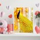 thumbnail image 4 of Cuadros Decorativos Kit de pintura de diamantes mosaico de diamantes redondos completos de pavo real DIY DQrwqpou Nuevos Originales, 4 of 9