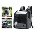 thumbnail image 5 of Bird Pet Carrier Cage Panoramic Design Travel Carry Capsule gray, 5 of 8