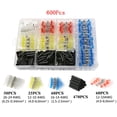 thumbnail image 2 of Terminales de Conectores termorretráctiles Sunnimix Kits de Conectores de cables eléctricos Surtido 600 piezas, 2 of 8