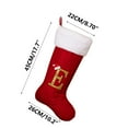 thumbnail image 5 of KCEHTA Christmas Stockings with Initials, Embroidered Knit Christmas Stockings with Letters, Large Knitted Xmas Stockings, Fireplace Hanging Stockings for Holiday Family Party Decor, 5 of 5