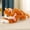 Orange, variant on P Cat Stuffed Animal White Cat Realistic Toy Super Soft Kitten Cuddly Pet Fluffy Soothing Hugging Sleeping Birthday Christmas Children's Day Gift for Kid 14.96"