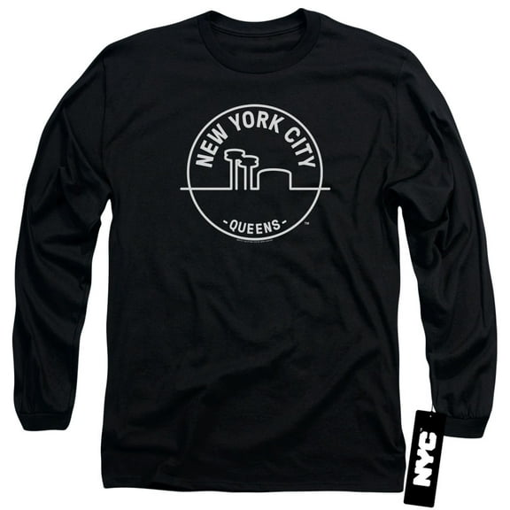 New York City - See Nyc Queens - Long Sleeve Shirt - X-Large