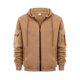 thumbnail image 1 of Men's Sweatshirt Hoodie Zipper Arm Pocket Cardigan Men's Sports Large Size Casual Hoodie M, 1 of 4