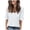 A-White1212, variant on XIAONU Womens Casual Tee Loose Elbow Sleeve V-Neck Curved Hem Pullover Top Soft Comfort Daily Wear Blouse