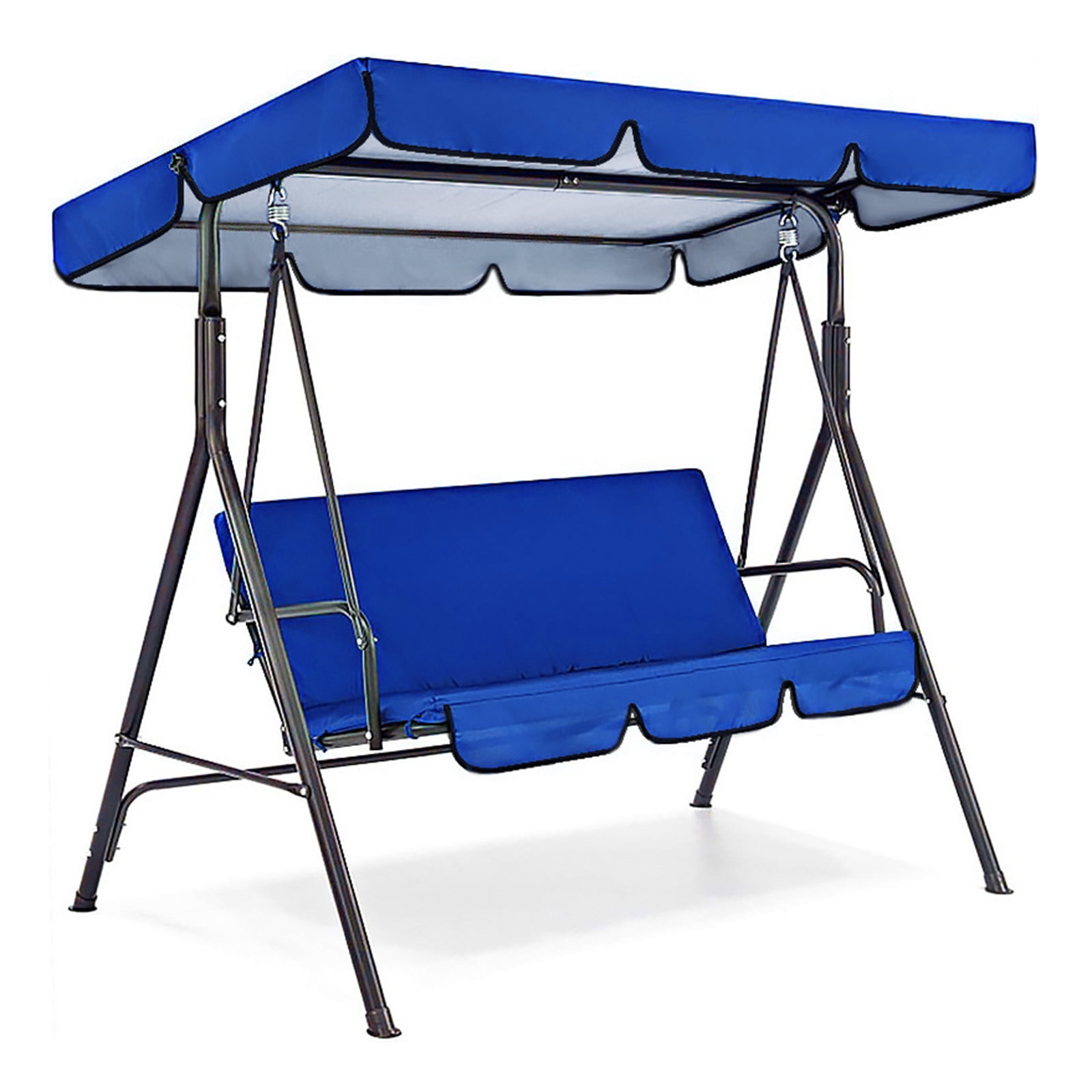 Patio Swing Cushion Set Replacement Canopy Swing Seat for 3 Seater