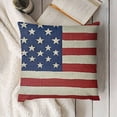 thumbnail image 3 of YINGXI  American Flag Red White Blue Throw Pillow Covers 18x18in, 3 of 5