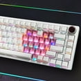 thumbnail image 5 of 21 Key Love Not Carveds Backlit Transparents Keyboards Cap Original Profile For Night Use Gaming Office, 5 of 8