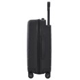 thumbnail image 5 of Travelers Club 2pc Rolling Hard Case Travel Luggage Set with Extra Wide Telescopic Handle , Black, 5 of 14