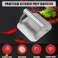 thumbnail image 2 of Non-stick Burger Press with Ergonomic Handle Food-grade Stainless Steel Burger Press Bacon Sausage BBQ Grill Quick Kitchen Food Prep Practical Kitchen Accessories for Patty Making Grease Sq, 2 of 7