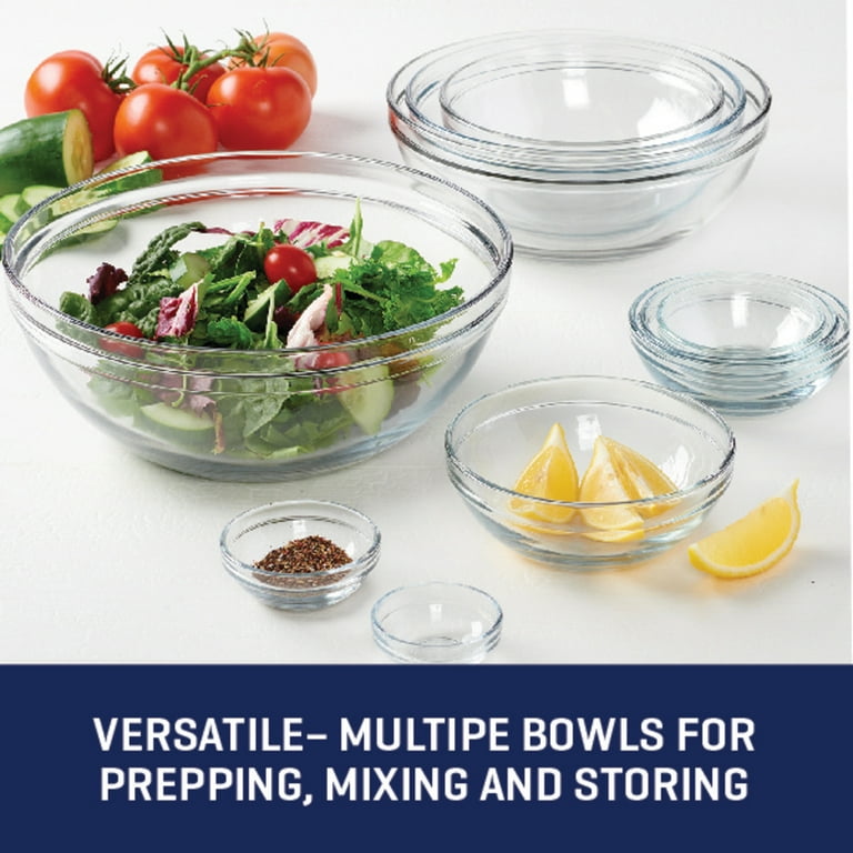 Mainstays SS 8QT Multi-Use Mixing Bowl for Prepping, Serving or Storage