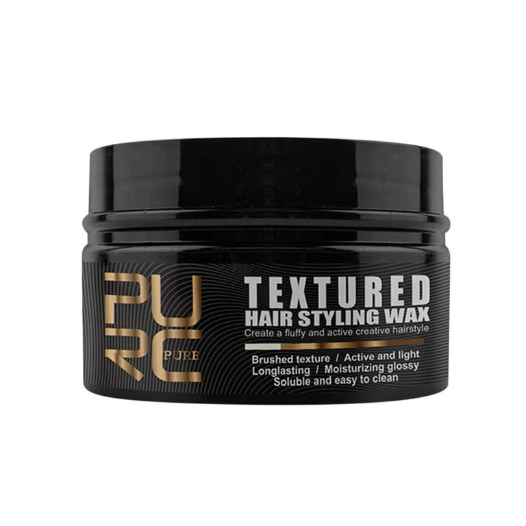 Brushed Wax Strong Hold Brushed Texture-Clay Refreshing Hair Styling  Clay-Mud 