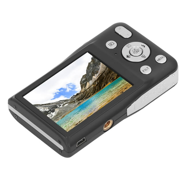 Cámara Digital ANGGREK de Vlogging 8K con Enfoque Automático Zoom Digital HD 68MP 16X con 1 Batería Mini Cámara Compacta Portátil para Niños Adolescentes