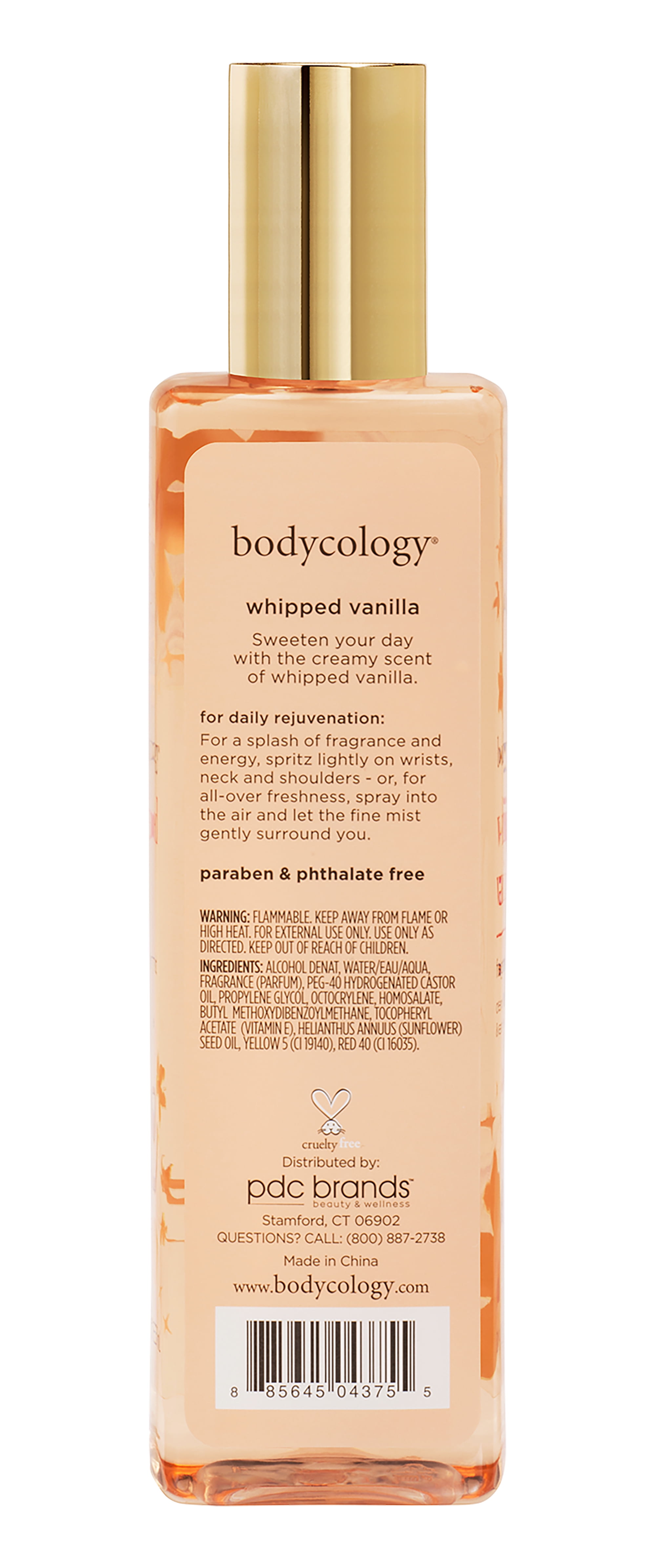 Bodycology Whipped Vanilla by Bodycology 8 oz Fragrance Mist / Women