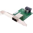 thumbnail image 2 of Cablecc Adaptateur Femelle Double Ports Mini SAS HD SFF-8644 vers Interne SAS HD SFF-8643 PCBA avec Support à Profil Bas, 2 of 5