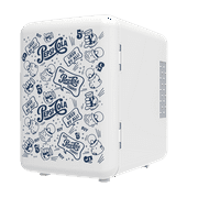 Pepsi Wheeled MIS150PEP Corded Electric Plastic 4 liters Mini Personal Fridge Cooler